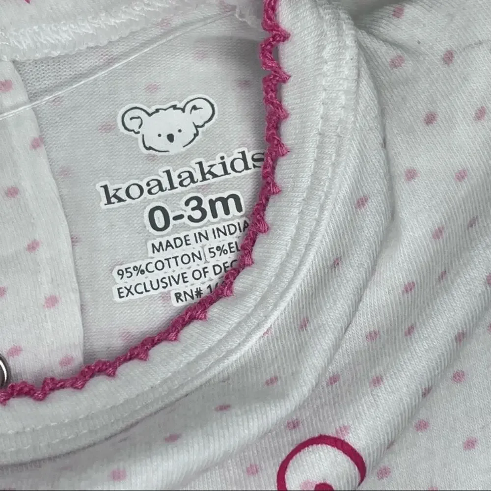 Koala Kids Baby Onesie Sz 0-3 M
